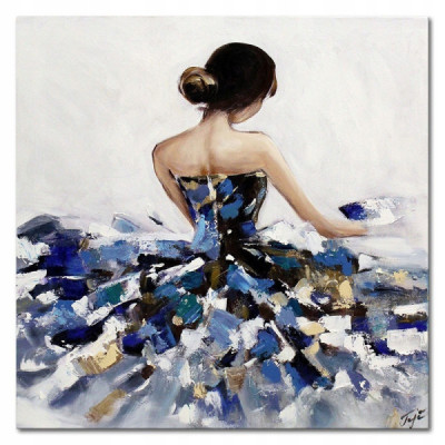 Obraz olejny ręcznie malowany baletnica G104625