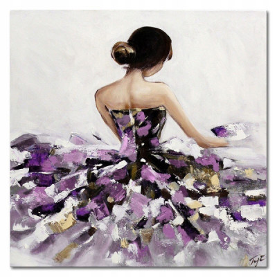 Obraz olejny ręcznie malowany baletnica G104627