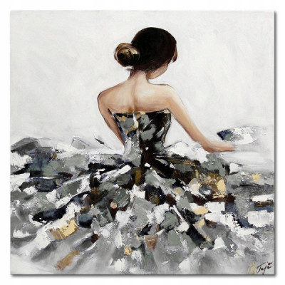 Obraz olejny ręcznie malowany baletnica G104629