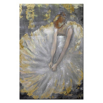 Obraz olejny ręcznie malowany baletnica G98175