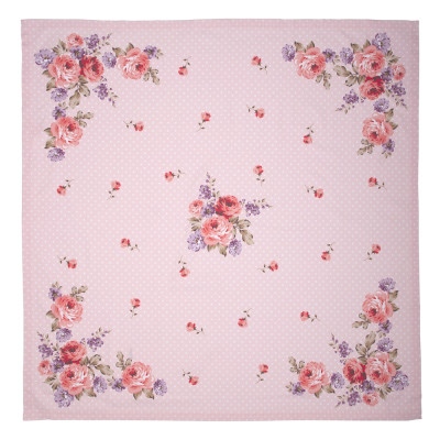 Wiosenny obrus ROSE 100x100 cm CLAYRE DTR01