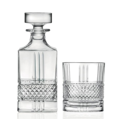 BOHEMIA PRESTIGE ELEGANTE ZESTAW DO WHISKY 1+6