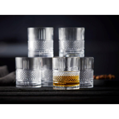 BRILLANTE KOMPLET 6 SZKLANEK WHISKY 340 ML