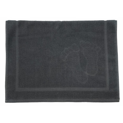 Ręcznik/dywanik łazienkowy stopki 50/70 czarny
