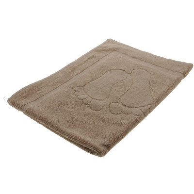 Ręcznik/dywanik łazienkowy stopki 50/70 beż