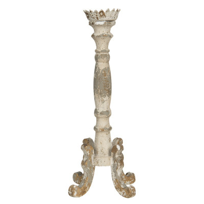 Świecznik rustykalny drewniany 54 cm 6H1901