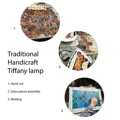 Lampa nocna Tiffany 61 cm 5LL-6252