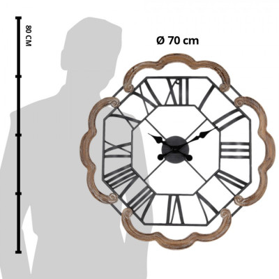 Duży zegar ozdobny 70 cm 5KL0224