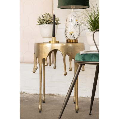 Lampa stołowa z zielonym abażurem 6LMC0039