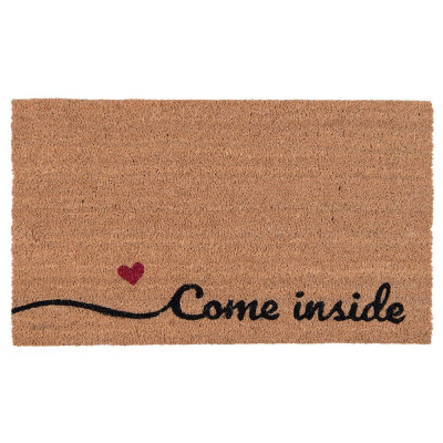 Wycieraczka kokosowa z napisem "Come inside" 75x45 cm  MC127 Clayre