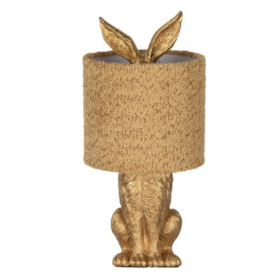 Lampa stołowa „Królik” Ø 20 × 43 cm – złota  6LMC0111GOY