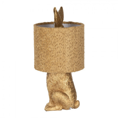 Lampa stołowa „Królik” Ø 20 × 43 cm – złota  6LMC0111GOY