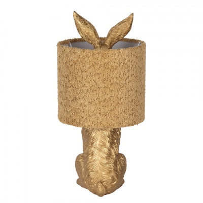Lampa stołowa „Królik” Ø 20 × 43 cm – złota  6LMC0111GOY