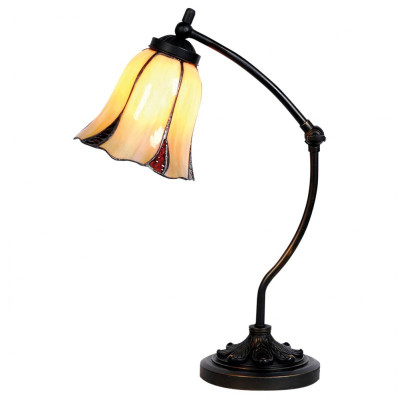 Lampa stołowa Tiffany 5LL-5130 – Ø 15 cm, wysokość 46 cm
