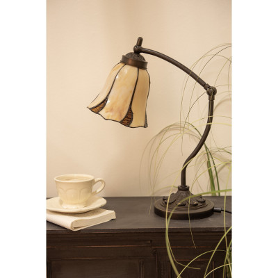 Lampa stołowa Tiffany 5LL-5130 – Ø 15 cm, wysokość 46 cm